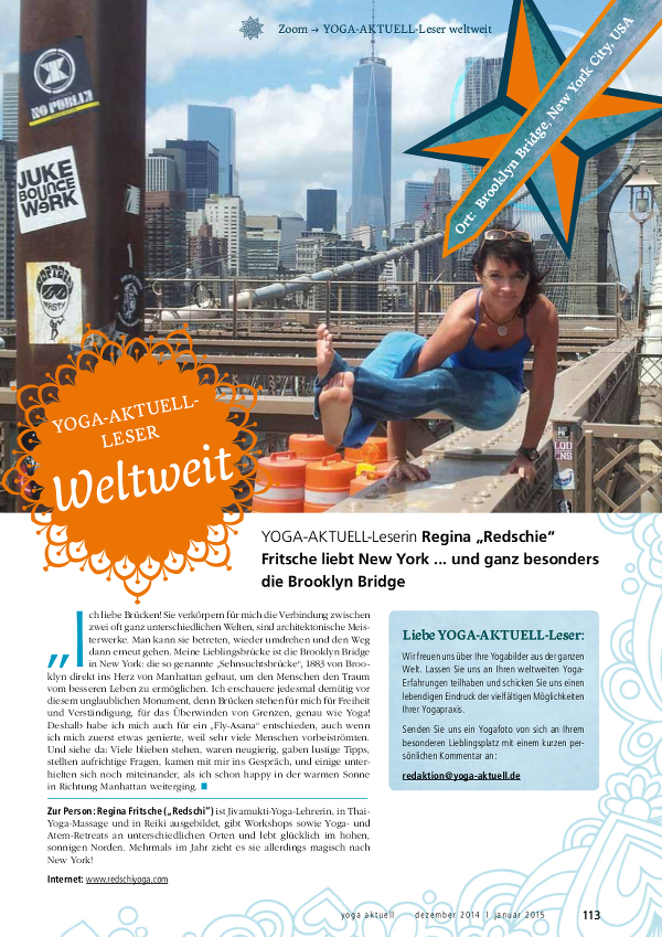 Veröffentlichung in Yoga-Aktuell